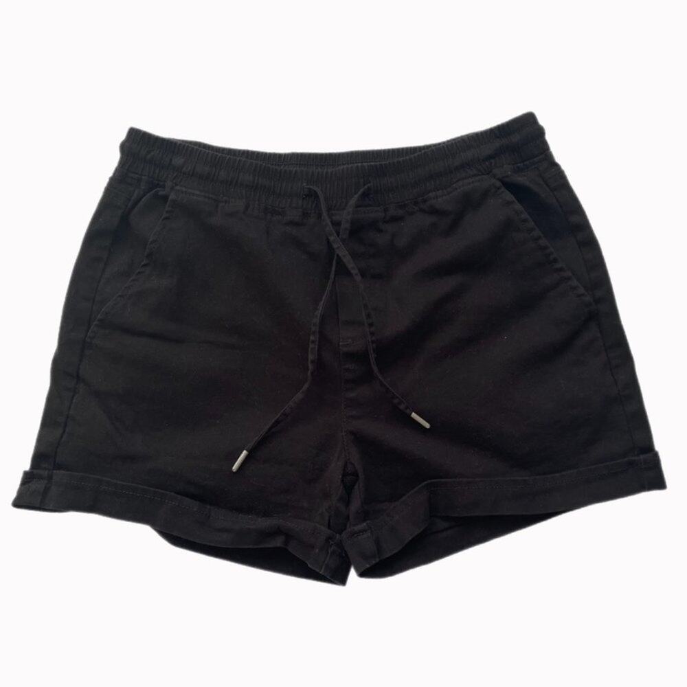 Rachel Roy Black Pullon Shorts Sz S